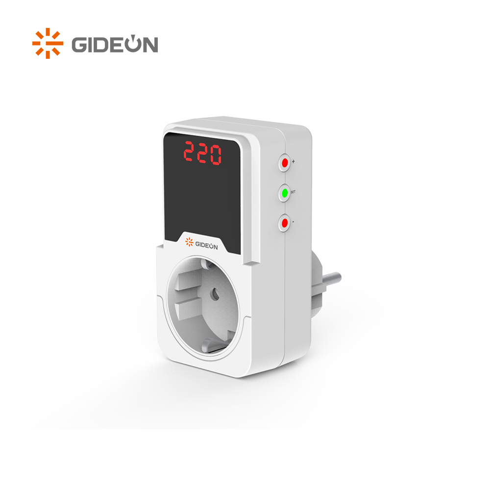 GD-V099德国插头230V电压保护器自动过电压和底电压保护器用于家庭使用
