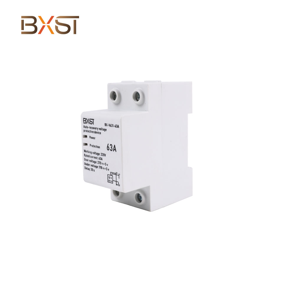 BXST DIN RAIL 230V HOME 3相电压保护器V631-63A