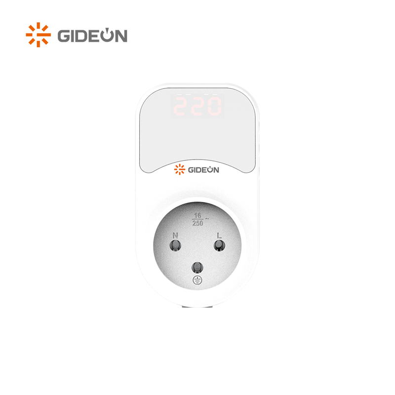 GD-V211-D德国插头可调节电压保护器，带数字显示器