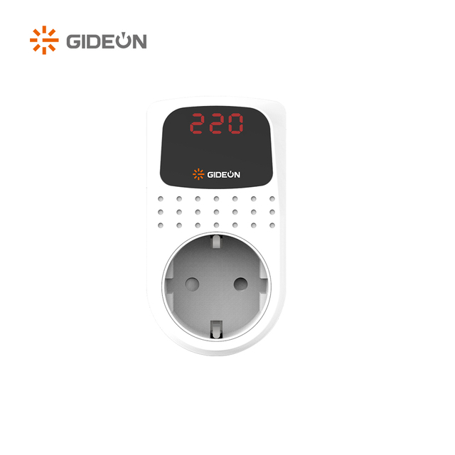 GD-V098-G家用电压保护器，带有德国标准用于电视冰箱的家居用途