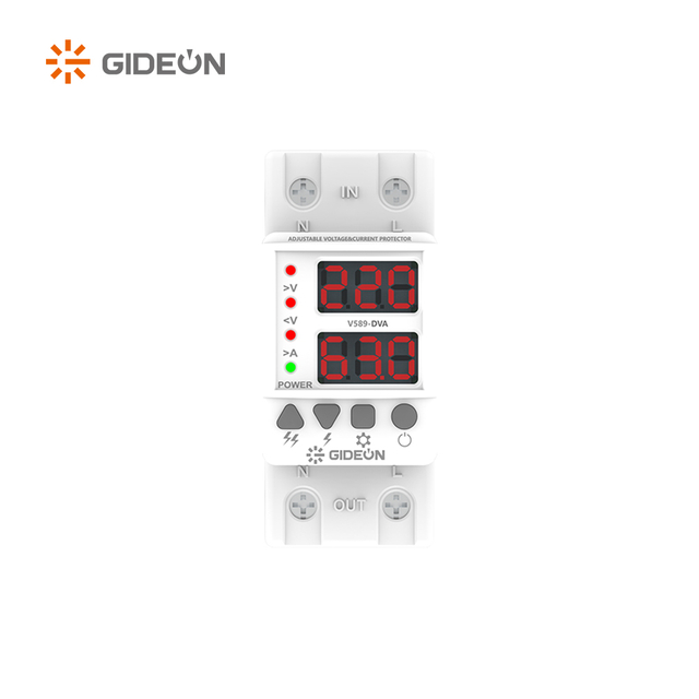 GD-V589-DVA 220V DIN导轨安装的家用电压保护器