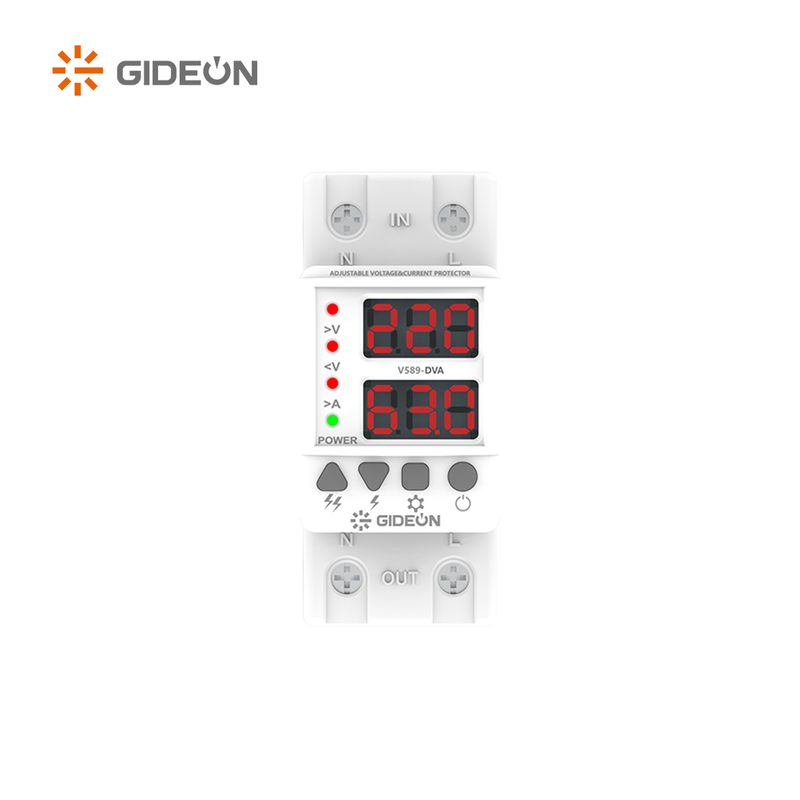 GD-V589-DVA 220V DIN导轨安装的家用电压保护器