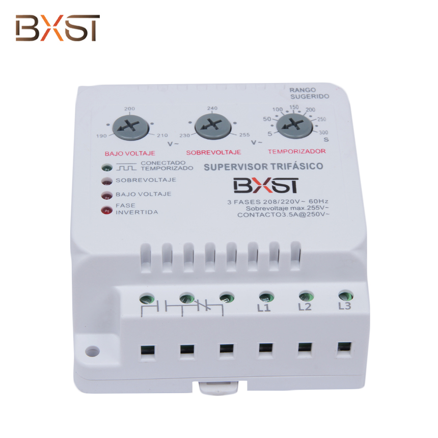 BXST合格的DIN Rail 3相电压保护器的家用冰箱V086