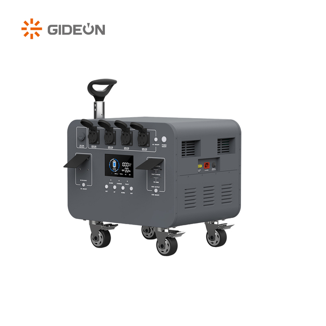 GD-SS026-5000W便携式储能电源带有太阳能输入的汽车充电器输出端口