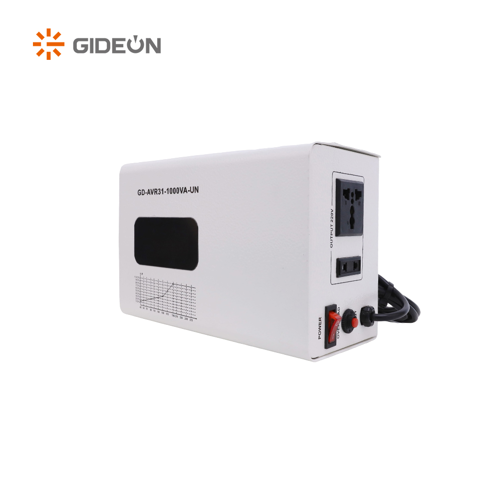 GD-AVR31-UN 1000VA自动通用插头电压稳定器，并具有全面保护