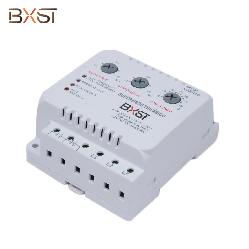 BXST合格的DIN Rail 3相电压保护器的家用冰箱V086